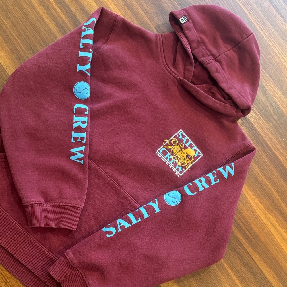 Boys Salty Crew hoodie - large